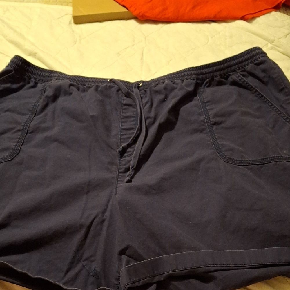 L.L. Bean Women's Navy Cargo Shorts (Can239)